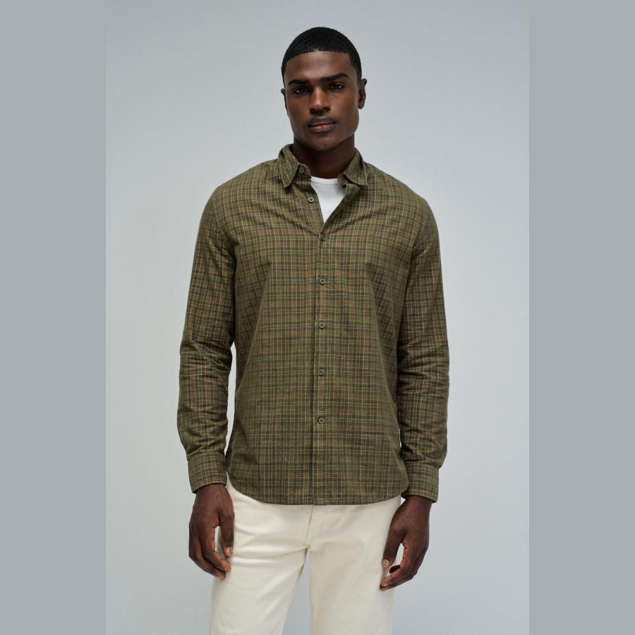 Camisa Salsa regular fit de cuadros Col. Verde