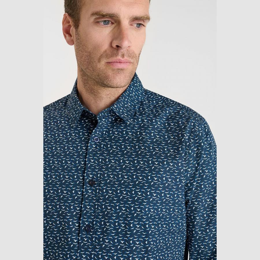 Camisa LTC Vostar estampado marino - Imagen 2