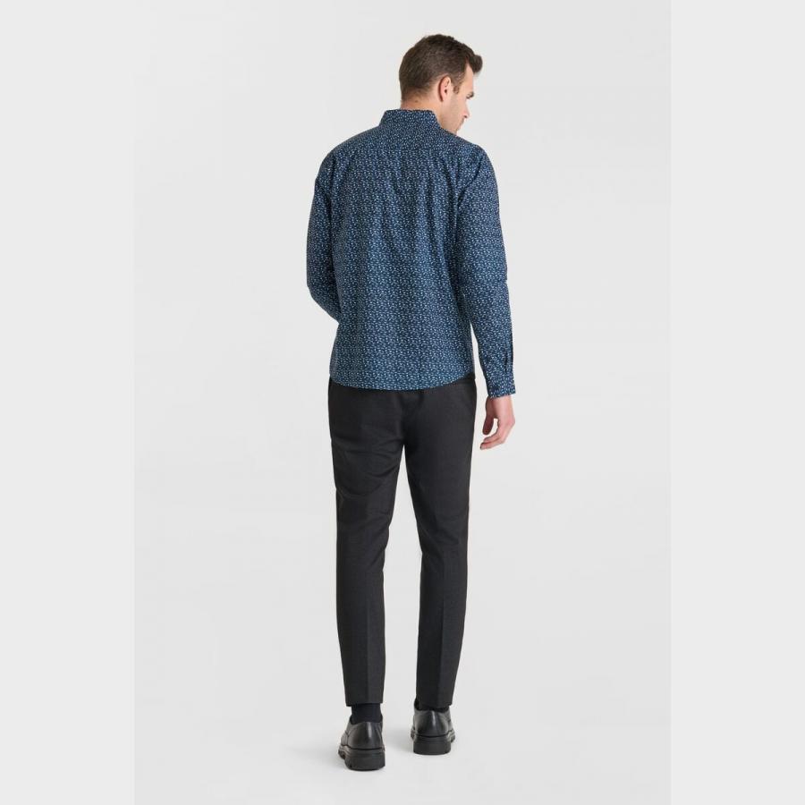 Camisa LTC Vostar estampado marino - Imagen 3