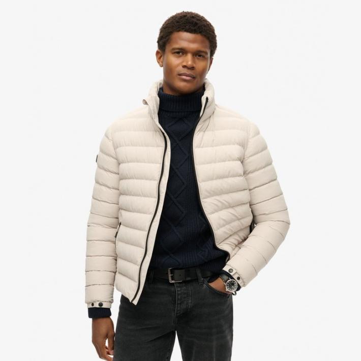 Chaqueta acolchada Superdry Fuji Col. Chateau Grey