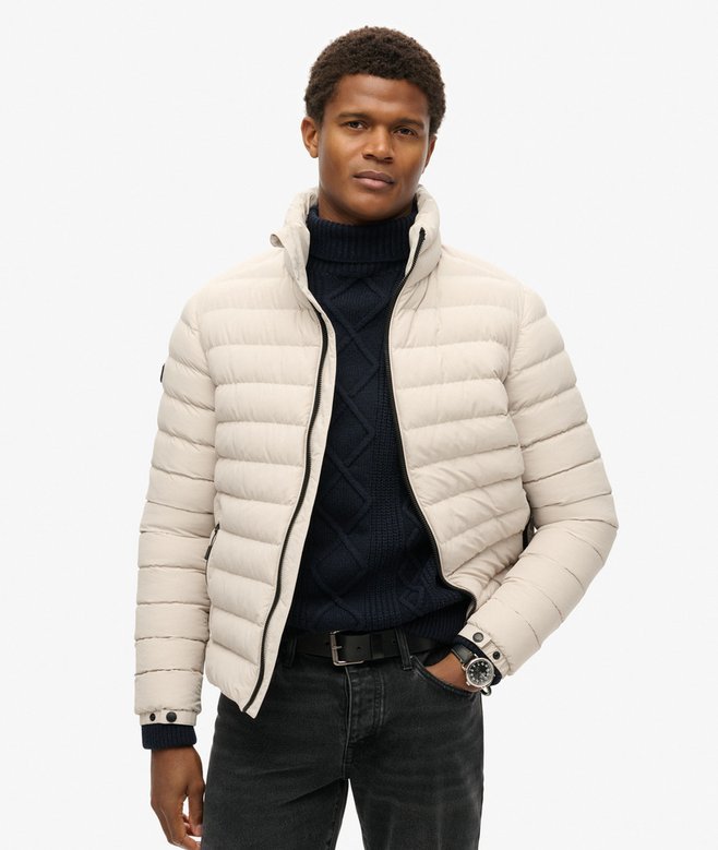 Chaqueta acolchada Superdry Fuji Col. Chateau Grey