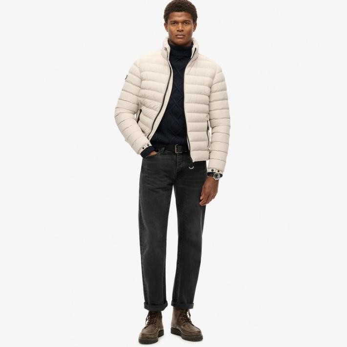 Chaqueta acolchada Superdry Fuji Col. Chateau Grey - Imagen 2