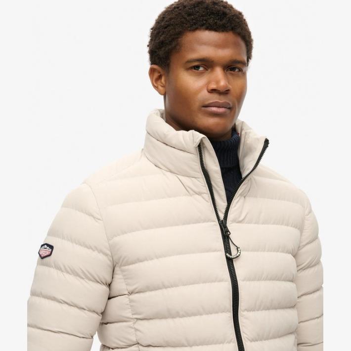 Chaqueta acolchada Superdry Fuji Col. Chateau Grey - Imagen 3