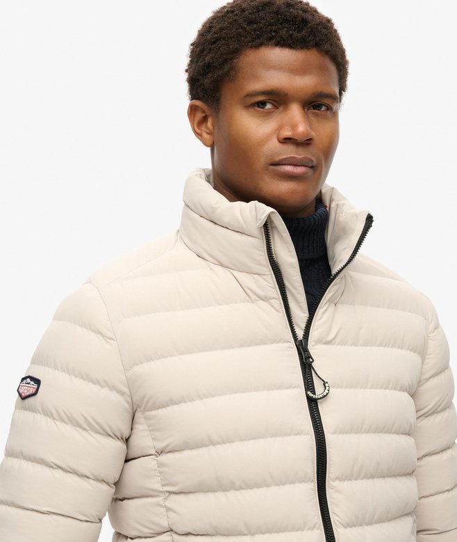 Chaqueta acolchada Superdry Fuji Col. Chateau Grey - Imagen 3