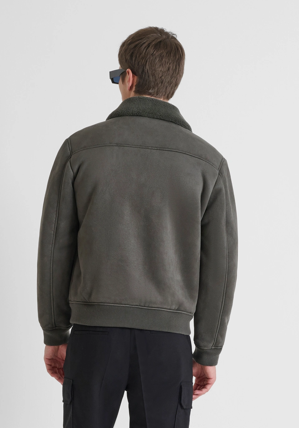 Chaqueta Antony Morato tipo bomber regular fit efecto ante Col.Kaki - Imagen 3