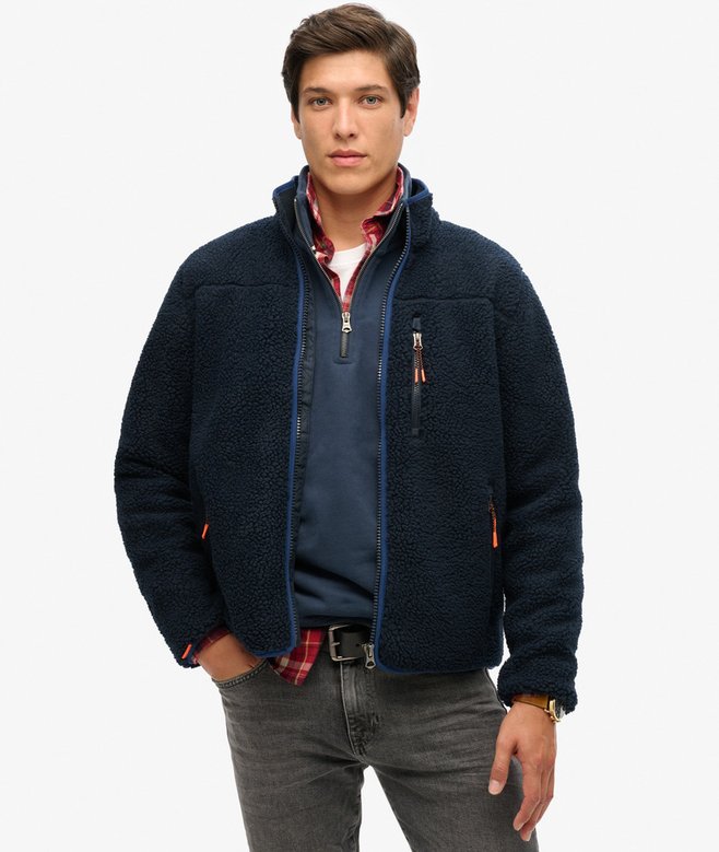 Chaqueta Superdry de Forro Polar Sherpa Outdoor Eclipse Navy