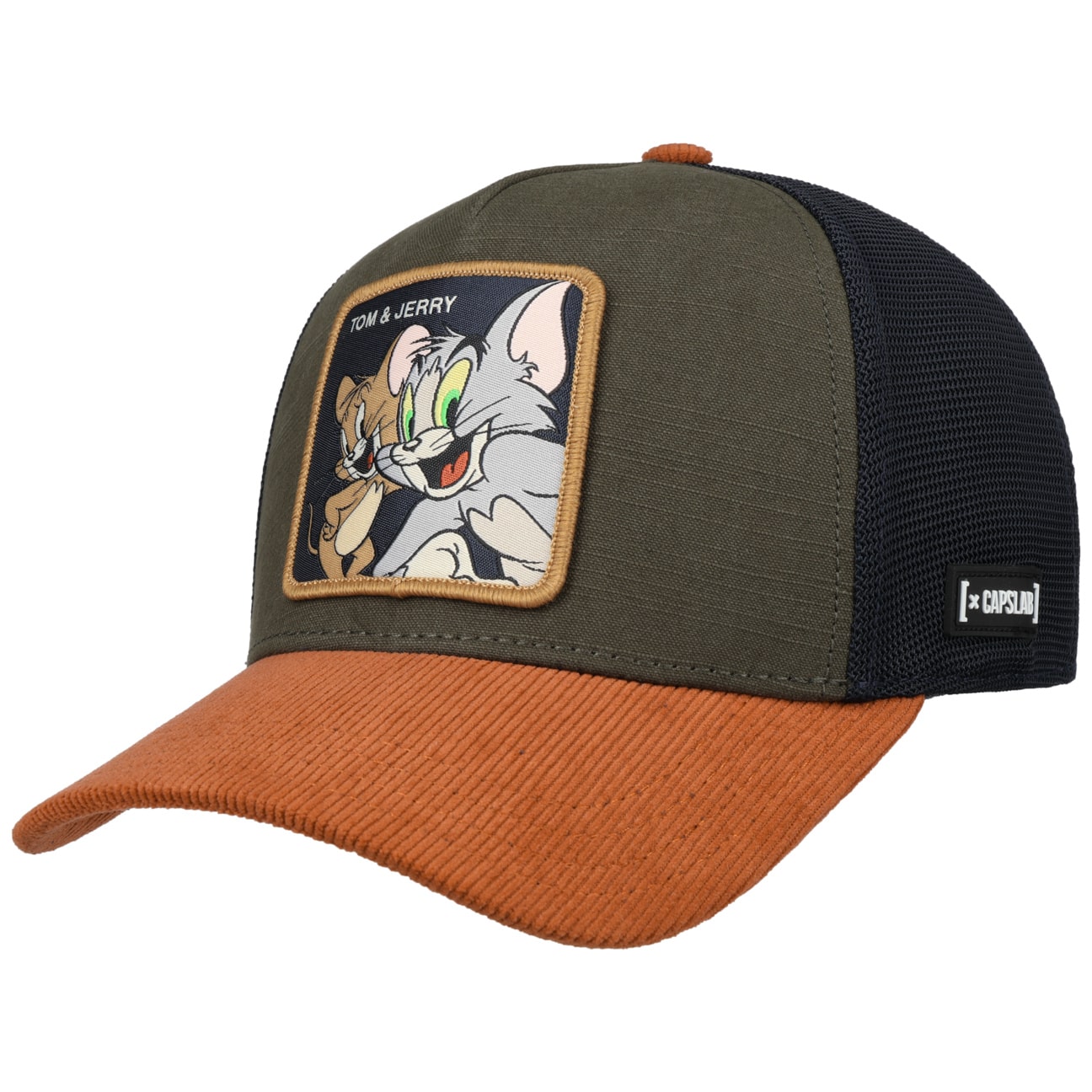 Gorra trucker multicolor Tom y Jerry Looney Tunes de Capslab