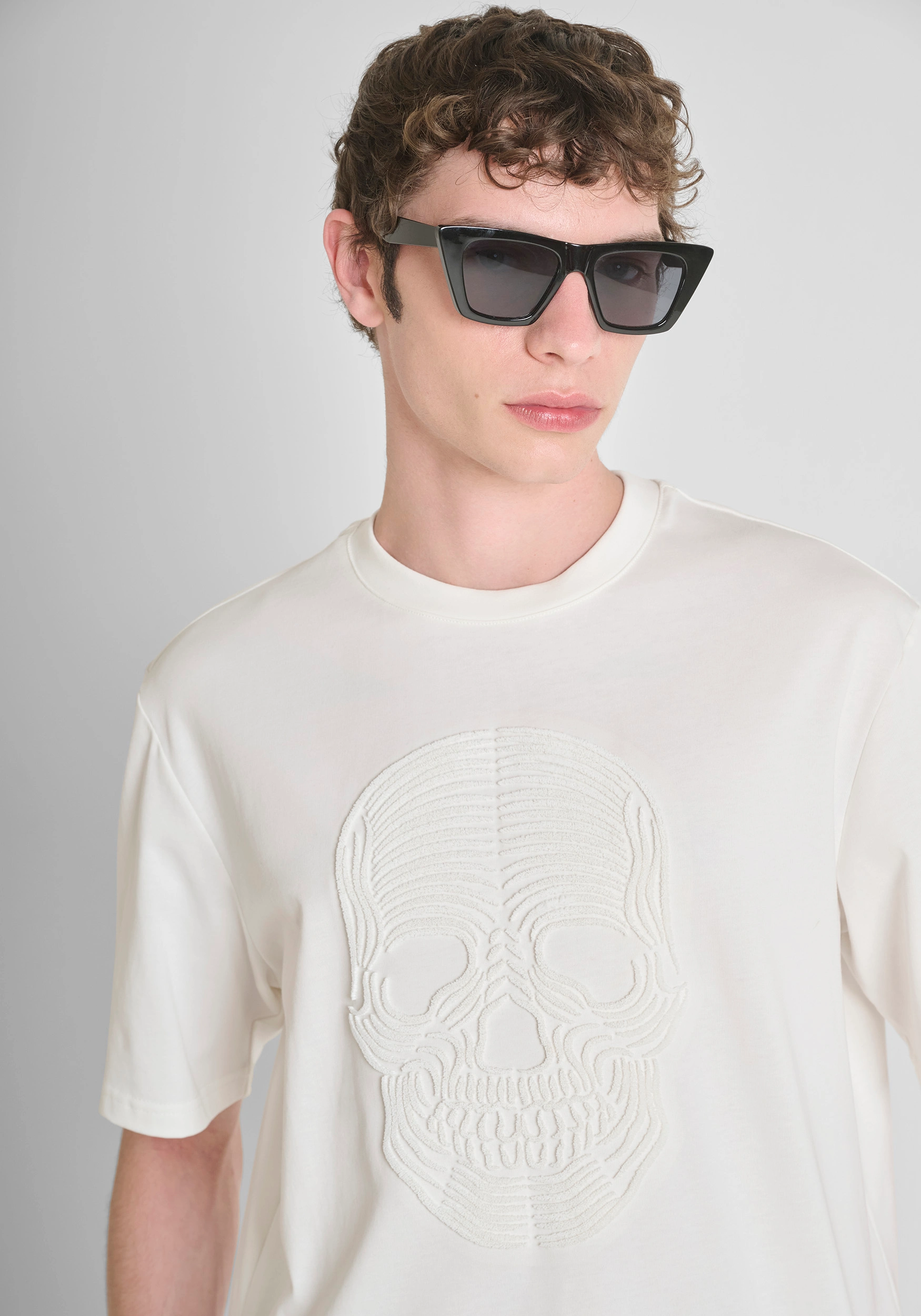 Camiseta Antony Morato relaxed fit Blanco