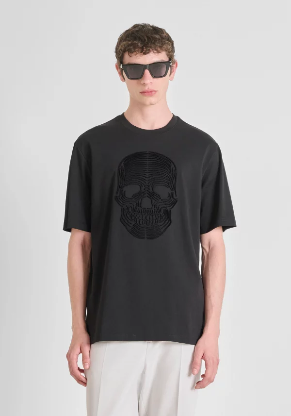 Camiseta Antony Morato relaxed fit en algodón Negro