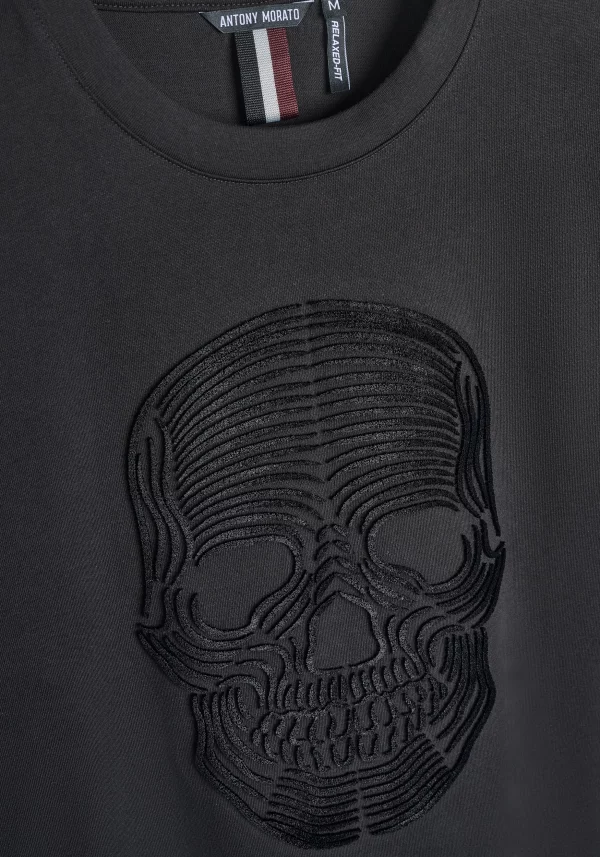 Camiseta Antony Morato relaxed fit en algodón Negro - Imagen 3