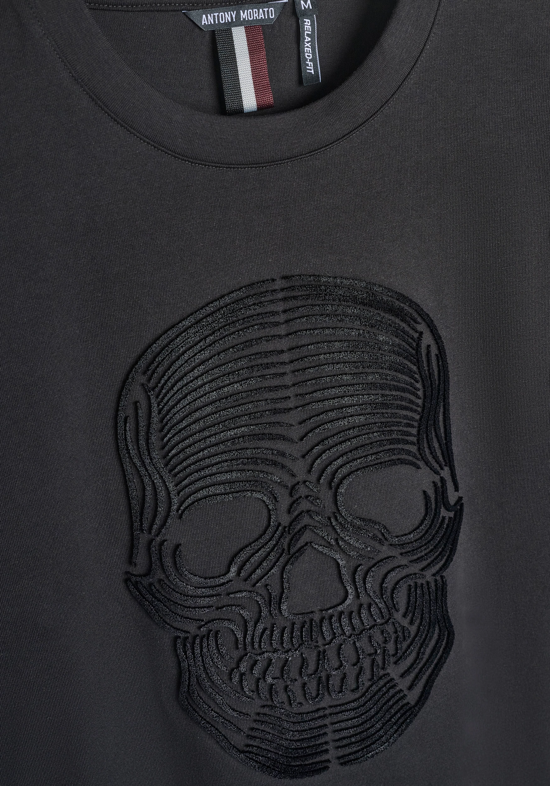 Camiseta Antony Morato relaxed fit en algodón Negro - Imagen 3