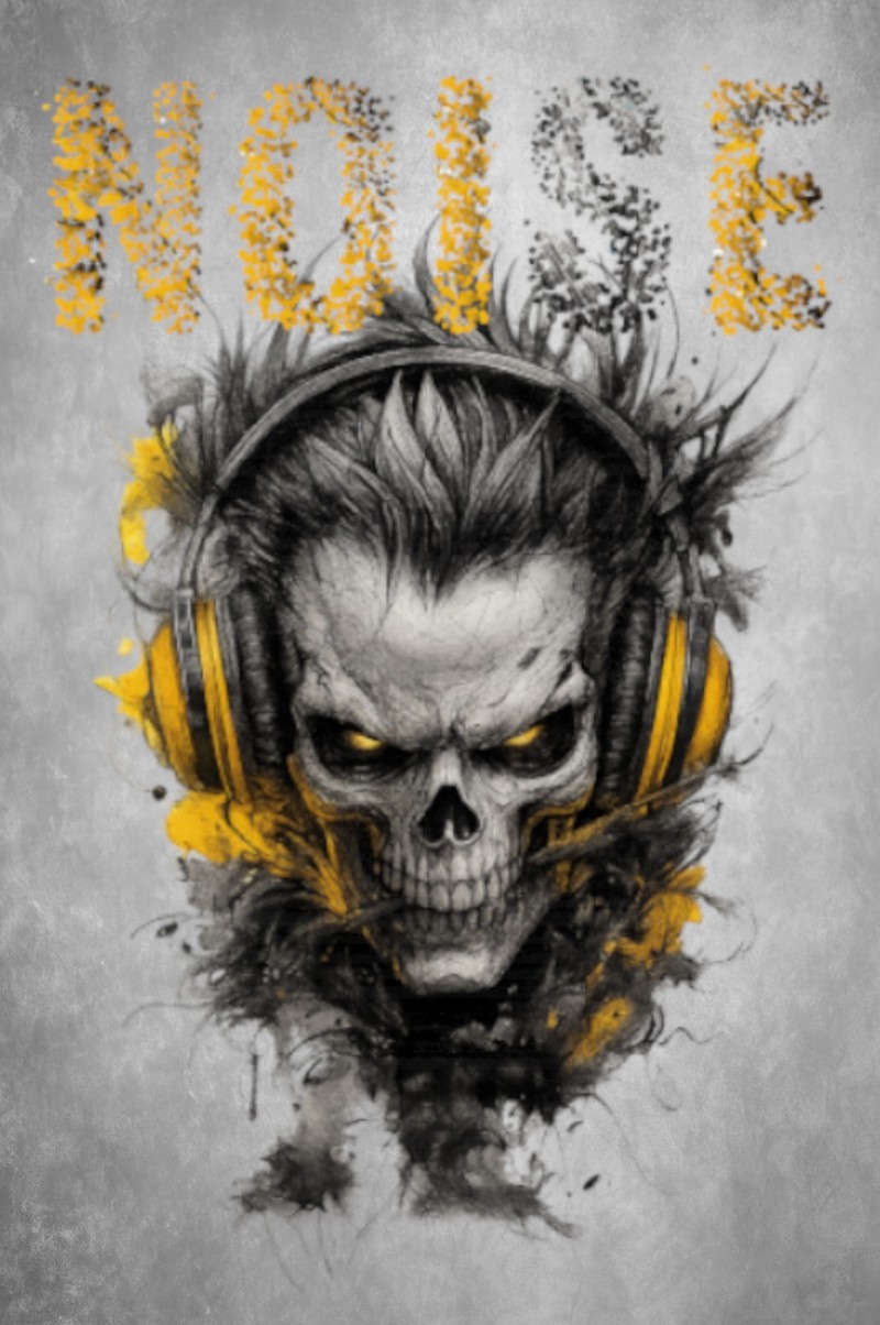 Camiseta La Sal Noise Negro - Imagen 2