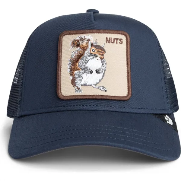 Gorra trucker azul marino ardilla Nuts The Farm de Goorin Bros. - Imagen 2