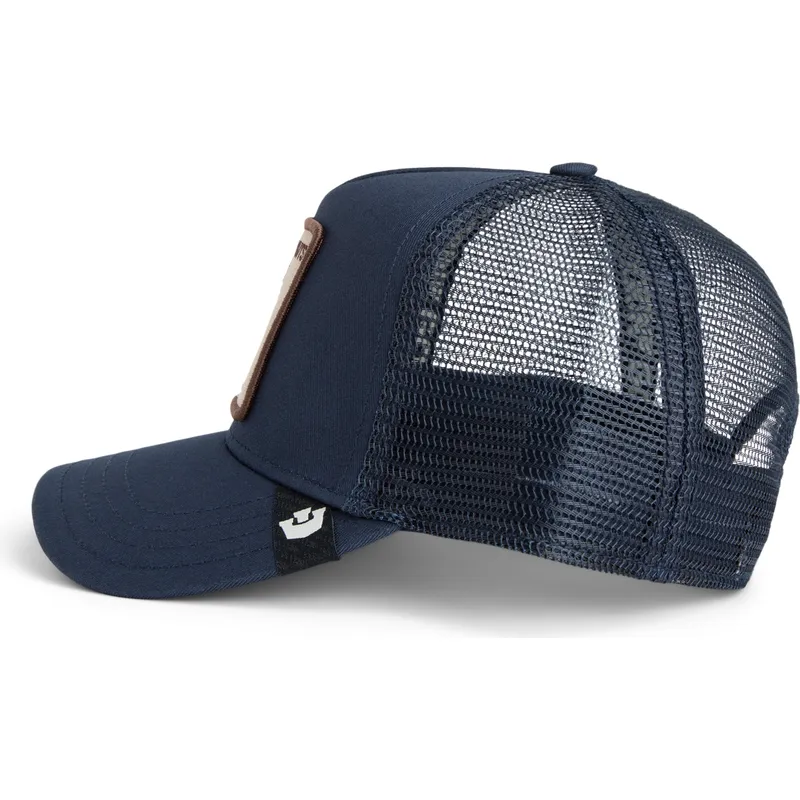 Gorra trucker azul marino ardilla Nuts The Farm de Goorin Bros. - Imagen 3