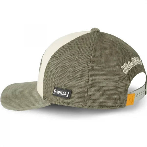 Gorra trucker beige y verde Bugs Bunny LOO12 HAN Looney Tunes de Capslab - Imagen 3