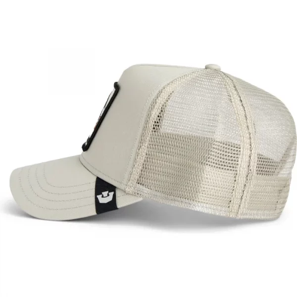 Gorra trucker blanca caballo Work Horse Grit The Farm de Goorin Bros. - Imagen 2