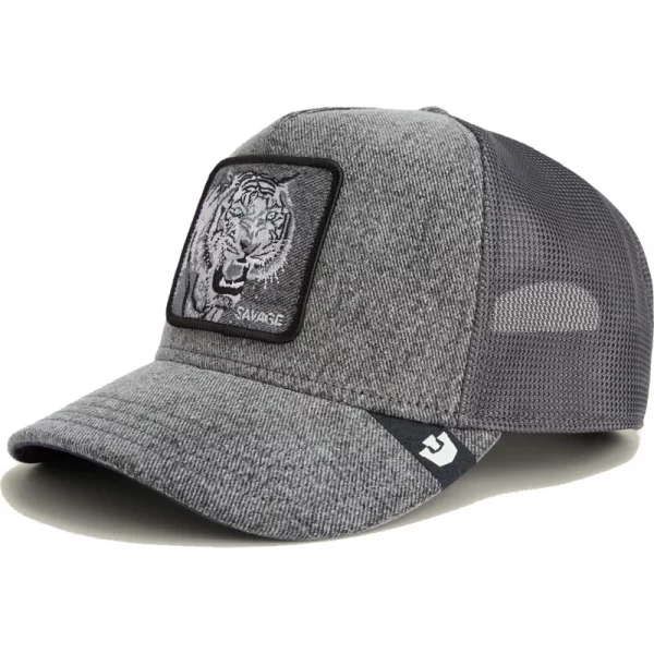 Gorra trucker gris tigre Savage Denim The Farm de Goorin Bros.