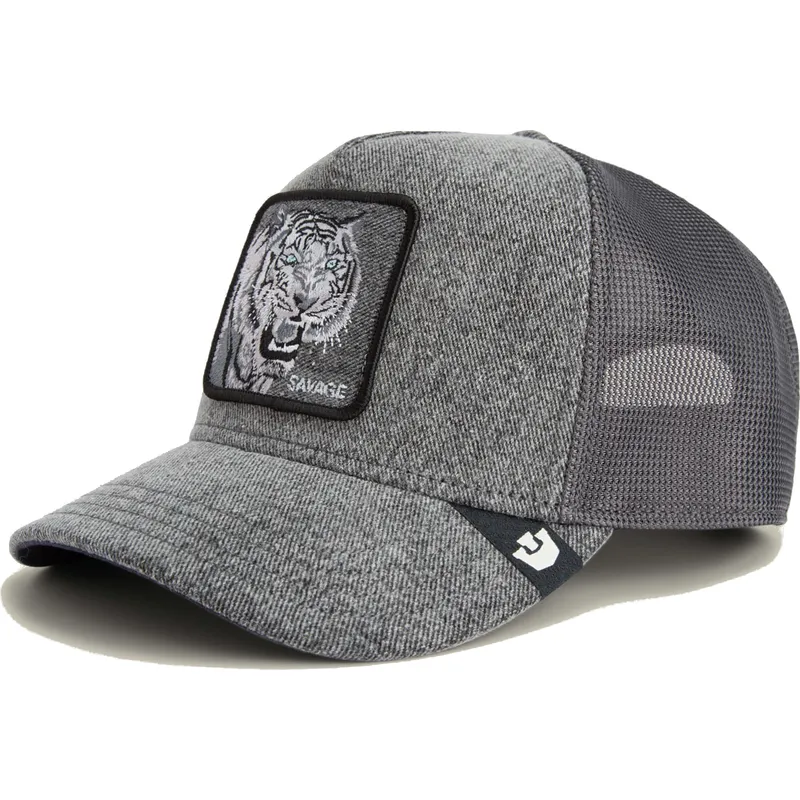 Gorra trucker gris tigre Savage Denim The Farm de Goorin Bros.