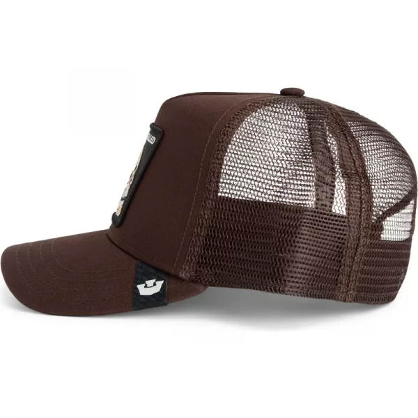 Gorra trucker marrón calavera The Cancelled Skull Grit The Farm de Goorin Bros. - Imagen 2