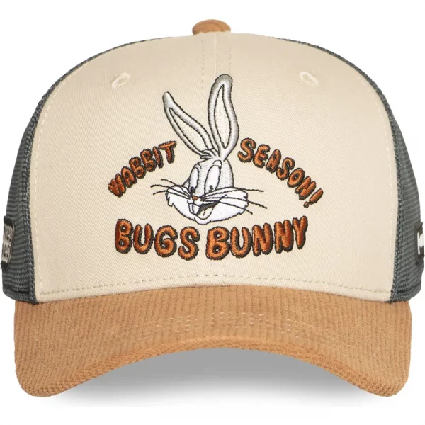 Gorra trucker multicolor Bugs Bunny Wabbit Season LOO12 BUG Looney Tunes de Capslab - Imagen 3