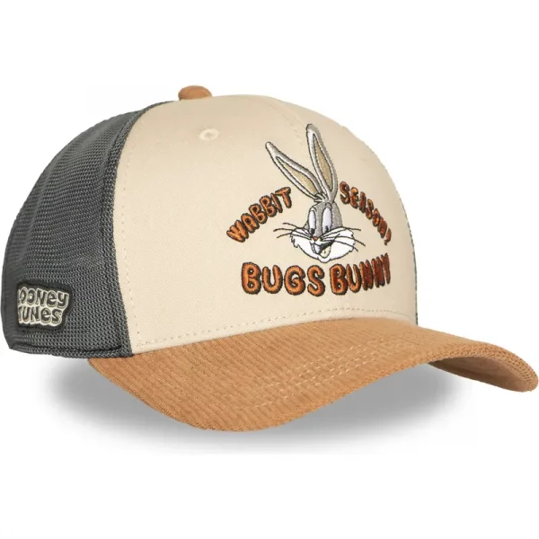 Gorra trucker multicolor Bugs Bunny Wabbit Season LOO12 BUG Looney Tunes de Capslab - Imagen 2