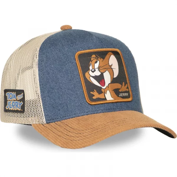 Gorra trucker multicolor Jerry TAJ7 JER Looney Tunes de Capslab - Imagen 2