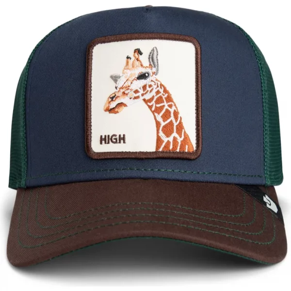 Gorra trucker multicolor jirafa High Tri Tone The Farm de Goorin Bros. - Imagen 3