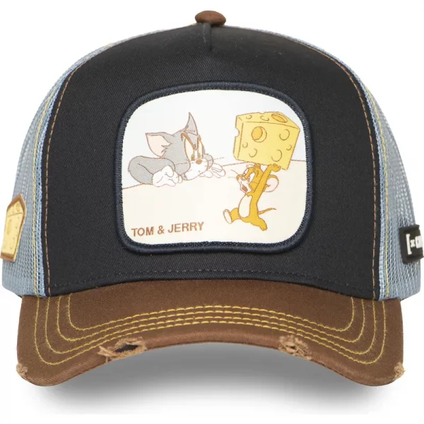 Gorra trucker multicolor Tom y Jerry TAJ7 CHE Looney Tunes de Capslab - Imagen 3