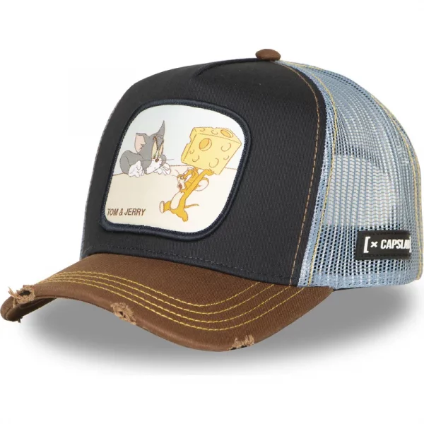 Gorra trucker multicolor Tom y Jerry TAJ7 CHE Looney Tunes de Capslab