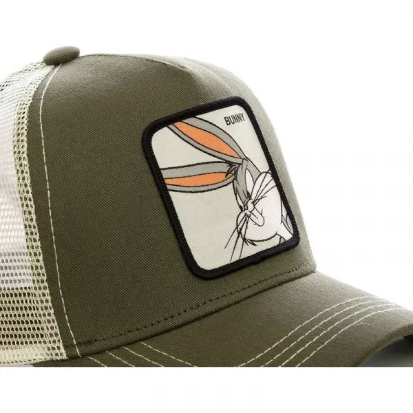 Gorra trucker verde Bugs Bunny BUN2 Looney Tunes de Capslab - Imagen 2