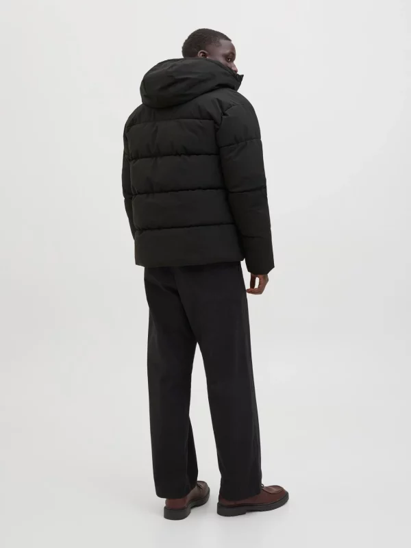Chaqueta acolchada J&J Global puffer Black - Imagen 3