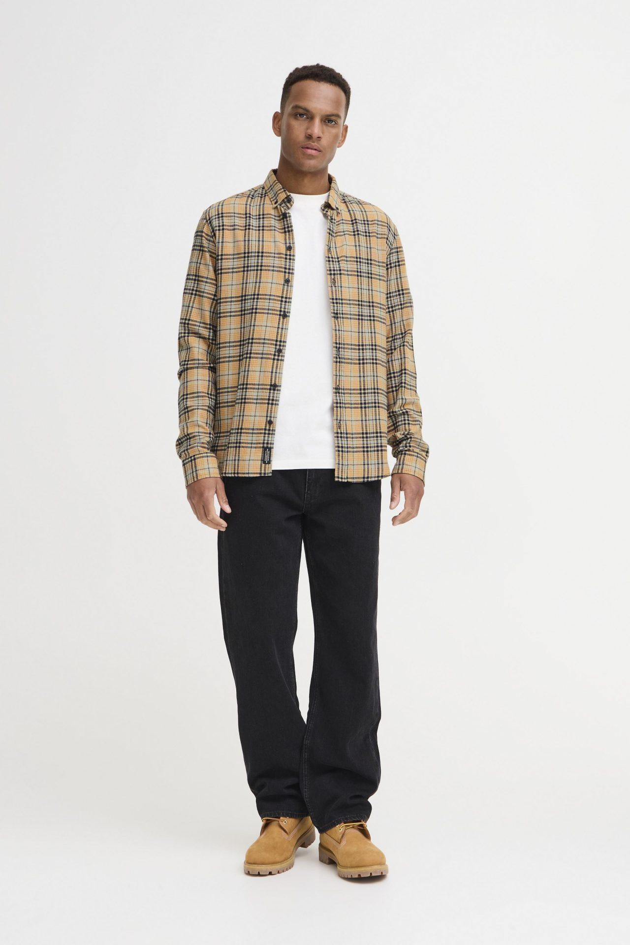 Camisa de cuadros Blend Col. Ocre y azul - Imagen 3
