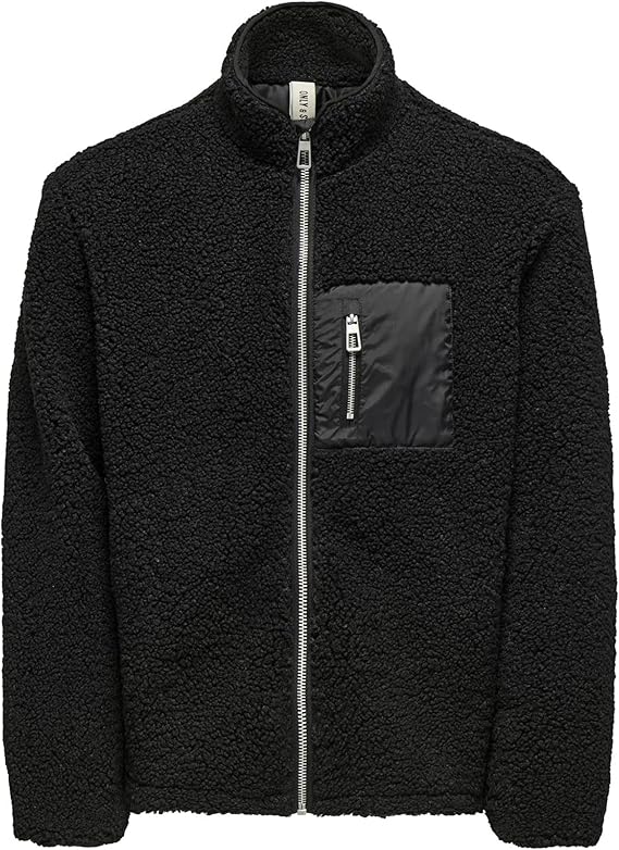 Chaqueta Sherpa Only&Sons Col. Negro