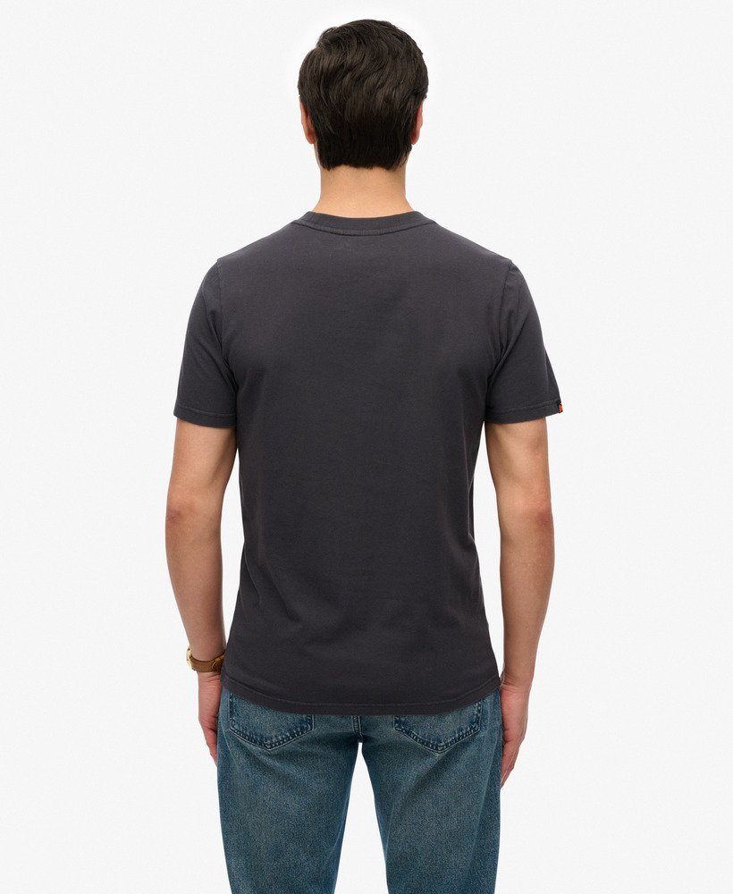 Camiseta Superdry Vintage gris oscuro - Imagen 3
