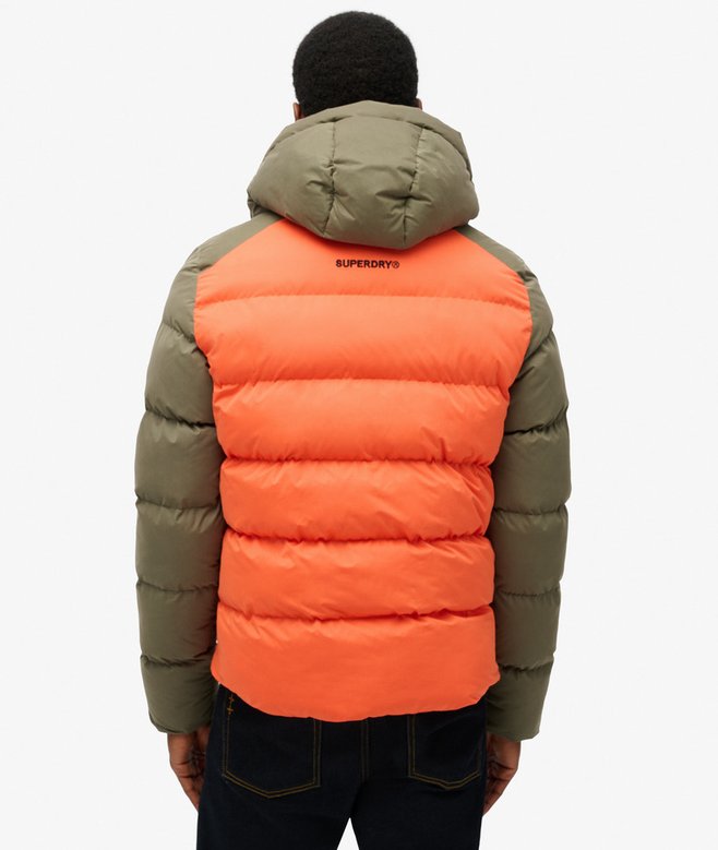 Chaqueta Superdry acolchada capucha bloques de color sport - Imagen 3