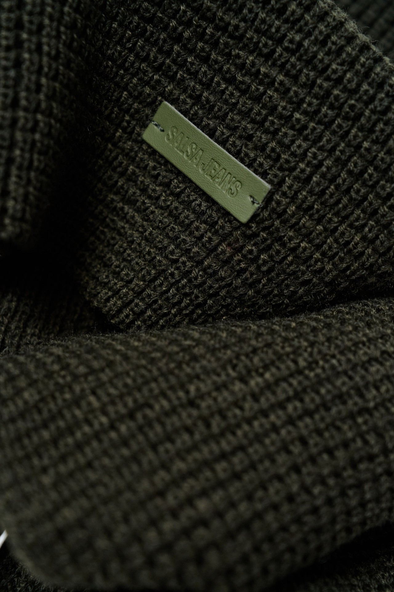 Bufanda Salsa de punto verde - Imagen 3