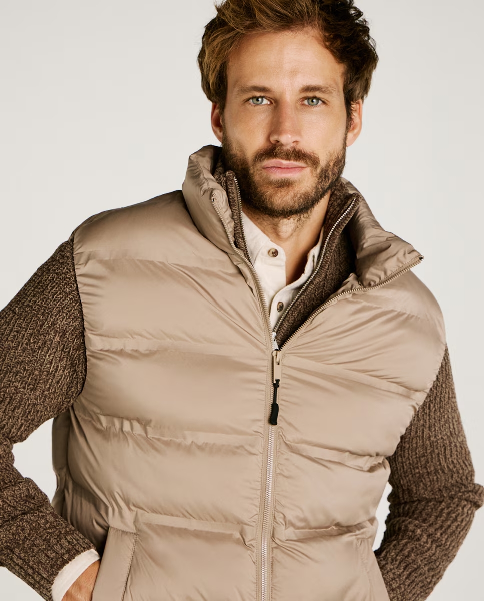 Chaleco alcolchado J&J Onsunion Desert Taupe