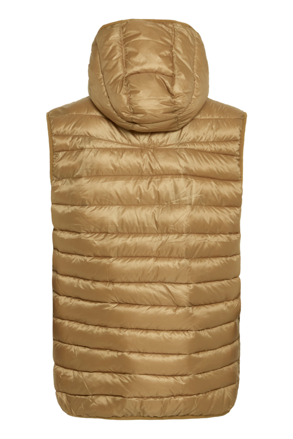 Chaleco Blend acolchado con gorro Col. Gold - Imagen 3