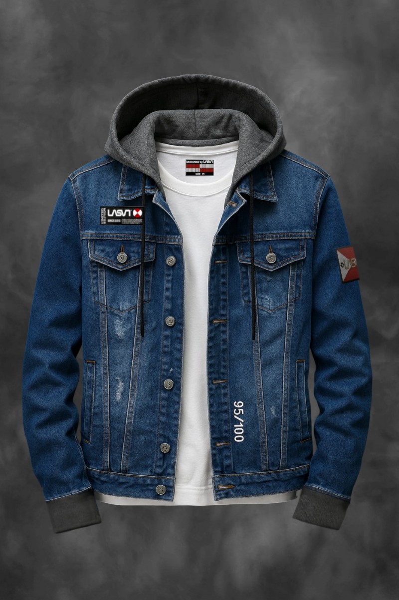 Cazadora vaquera La Sal Basic azul