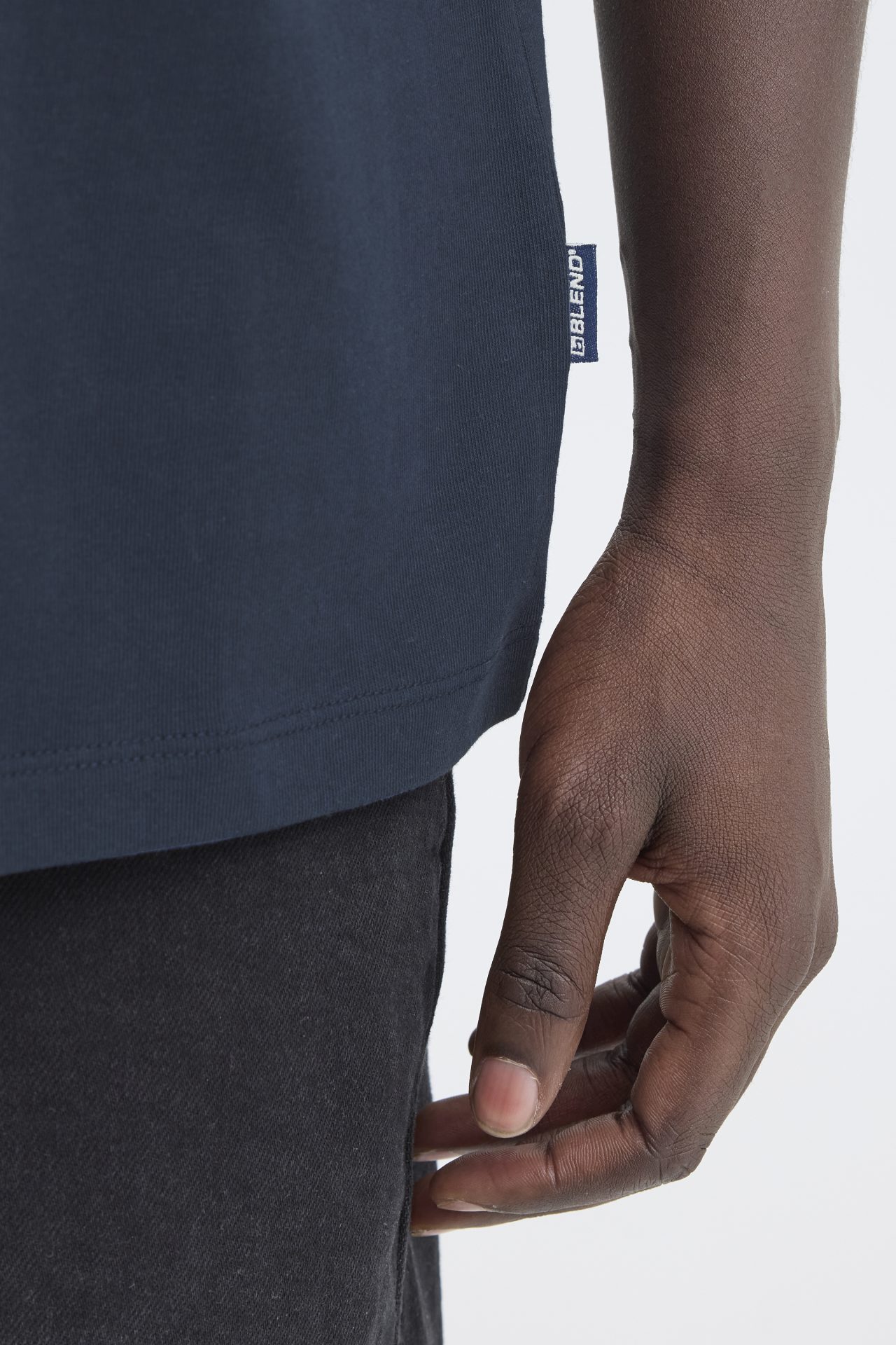 Camiseta Blend de manga corta algodón estampado Col. Marino - Imagen 3