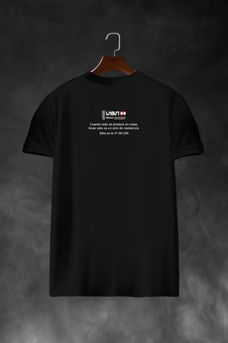 Camiseta de hombre La Sal Robot Negro - Imagen 3